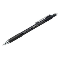 Карандаш механический Faber-Castell "Grip 1345" B, 0,5мм, грип, с ласт., автоподача грифеля, черный