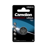 Батарейка CR2016 Camelion Lithium Battery, CR2016-BP1, 3V, 75 mAh, 1 шт. в блистере.