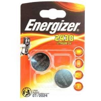 Батарейка CR2430 Energizer Lithium, 3V, 2 шт. в блистере.