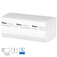 Бумажные полотенца V-слож, VEIRO Professional Comfort, 1-сл, 250л, KV210.